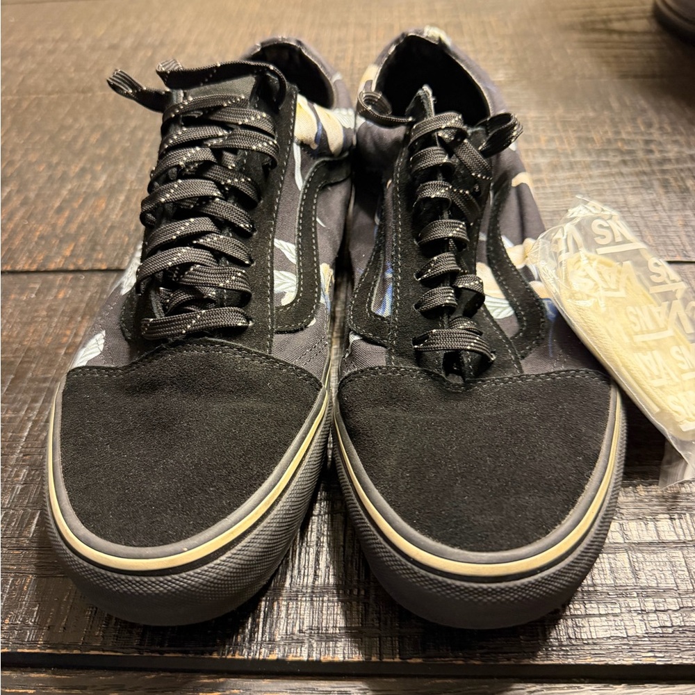 Vans Black Floral